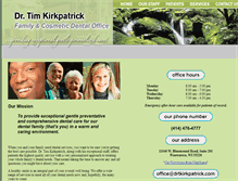 Tablet Screenshot of drtkirkpatrick.com